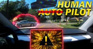 Human Pilot Almost Runs Into Me While Testing Tesla FSD Beta Update V9.1! 2021.4.18.13