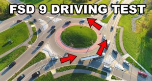 Tesla FSD Beta 9.0 Roundabout Challenge