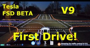 Tesla Full Self Driving Beta 9  – First Drive in the Mountains