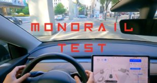 Tesla FSD Beta V9 Seattle Monorail Test