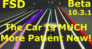 Tesla FSD Beta 10.3.1 – Holding For Cross Traffic Better