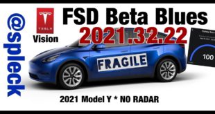 FSD Beta Blues Cruise – 2021.32.22 – Tesla Vision AutoPilot – NO RADAR