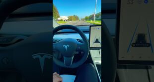 2021 Tesla Model Y performance autopilot on city street beta #elonmusk  #musk #2022 #2021 #tech