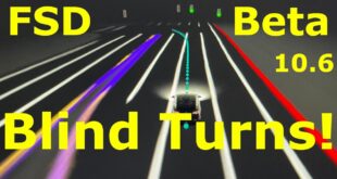 Tesla FSD Beta 10.6 – Blind Turns Continue To Be Good
