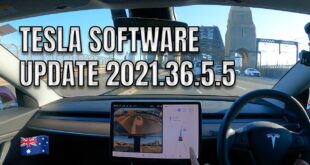TESLA SOFTWARE UPDATE 2021.36.5.5 Navigate on Autopilot Demonstration
