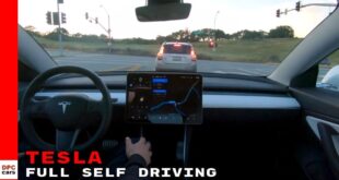 Tesla Autopilot Full Self Driving With Model 3 Demonstration