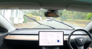 Tesla Autopilot – Isle of Man – Peel to Douglas