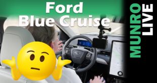 Sandy checks out Ford's BlueCruise hands-free driver assist technology.