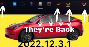 Tesla Software update 2022.12.3.1 Seat Heaters Are Back And More