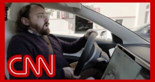 CNN tests a 'full self-driving' Tesla