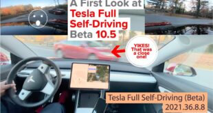 Tesla Full Self-Driving Beta 10.5 – First Look