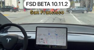 Tesla FSD Beta 10.11.2 & Autopilot Drive to San Francisco Traffic 1 Takeover – First Impression
