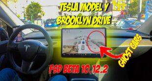 Tesla Model Y – FSD Beta 10.12.2 – Brooklyn Drive