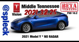 FSD Beta 10.2 Absolute Middle Tennessee – 2021.32.25 – Tesla Vision AutoPilot – NO RADAR