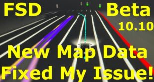 Tesla FSD Beta 10.10 First Drive In Rain! New Map Data Gives Drastic Improvement!