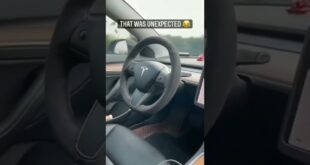 Tesla Autopilot , that was unexpected 😂 #Hura