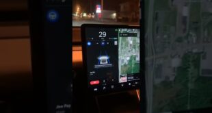 Activated Tesla autopilot