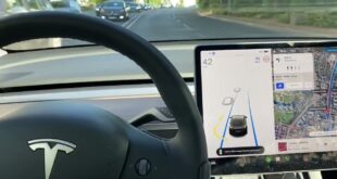 Tesla Autopilot/ FSD (nicht US-Beta) in Europa: Fahrt durch die Innenstadt Frankfurt bis Miquelallee