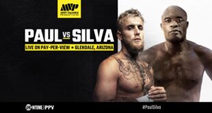 Important Show news: Most Valuable Promotions – Jake Paul vs Anderson Silva at Gila River Arena in Glendale Oct 29, 2022