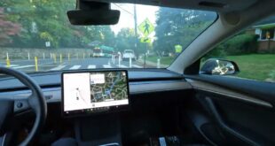 Tesla fsdbeta 10.69.2.3 drives roundabout traffic circle #tesla #fsd #fsdbeta #autopilot #elonmusk