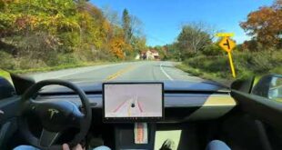 FSD Beta 10.69.2.3 Autumn drive in Poconos. Please enjoy the ride and music. Raw footage.