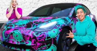 I Surprised ZHC With A Custom Tesla!