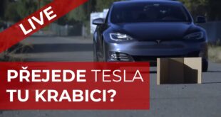 FSD BETA TEST: PŘEJEDE TESLA TU KRABICI? | WWW.TESLACEK.TV