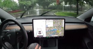 Autopilot in Heavy Rain ☔ – Tesla FSD Beta 10.12.2 – QC, Canada