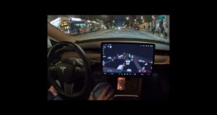 Autopilot Brakes for Cyclist – Tesla FSD Beta 10.69.2.2 #Shorts