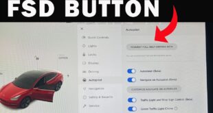 Tesla FSD Button Is HERE!! – Full Self Driving Beta Program (2021.32.22) #shorts