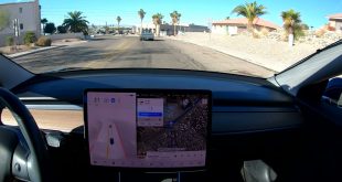 Tesla Autopilot FSD Beta 10.5 drives to Rotary Park at Lake Havasu