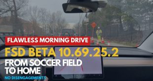 Tesla FSD Beta 10.69.25.2 – From Soccer Field to Home – No disengagements – FLAWLESS MORNING DRIVE