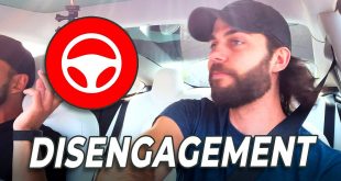 Tesla FSD Beta 10 – First Disengagement, Forced Rerouting, Trolley Lane, Pedestrians