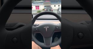 Tesla Model Y Parking Itself, Just Testing Autopilot Feature