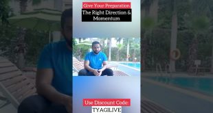 Right Direction & Momentum | Balance with your well-being | UPSC