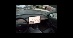 Autopilot in 1st Person – Tesla FSD Beta #Shorts