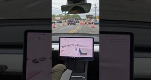 🚧construction FSD fail😢 #shorts #tesla  #elonmusk #tech #technology #autopilot #fsdbeta