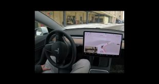 Autopilot Slows for Pedestrians – Tesla FSD Beta #Shorts