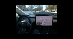 Autopilot Avoids Runner & Takes Sharp Turn – Tesla FSD Beta #Shorts