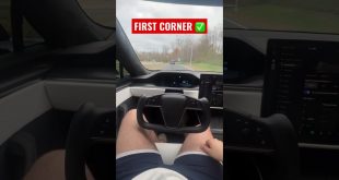 ⚠️*TRUSTS TESLA AUTOPILOT* ⚠️ IMMEDIATE REGRET 😳🛑 ALMOST CRASHES ⚠️ WOULD YOU TRUST THIS⁉️ #Shorts