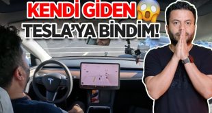 KENDİ GİDEN TESLA’YA BİNDİM (FSD – Otonom Sürüş Testi)