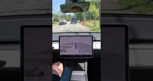 👌FSD is awesome🔥 #shorts #tesla  #elonmusk #tech #technology #autopilot #fsdbeta