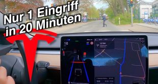 TESLA Autopilot Fahrt – Hier glänzt das System