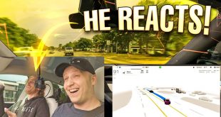 Cyclist Reacts to a Self Driving Tesla | Tesla FSD Beta 11.4.3