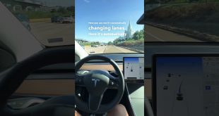 Tesla’s navigate on autopilot. #tesla #modely #autopilot #features