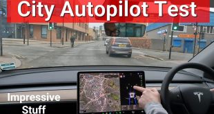 My Tesla Model Y drives itself around the city!
