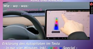 Tesla Autopilot erklärt in 4min, Abstandstempomat + Lenkassistent, Rainbow easter egg, Model Y / 3