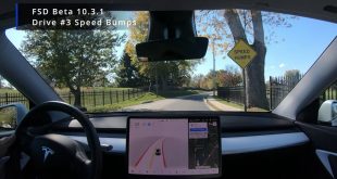 Tesla FSD Beta 10.3.1 – Drive 3 – Speed Bump Testing