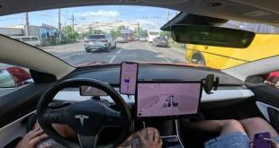Полный автопилот Tesla FSD Beta 11.3.6 в Симферополе – Крым