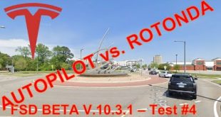 Tesla FSD Beta – Rotonda – Test #4 – Guida Autonoma